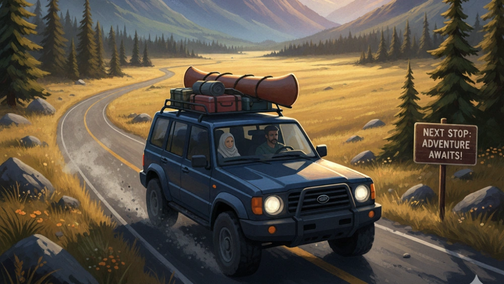 Ilustrasi perjalanan jauh. [ftnews-gemini]